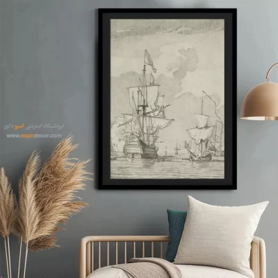 تابلو نقاشی کشتی - اسپو دکور