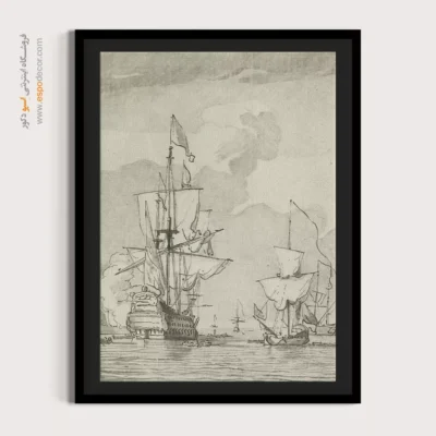 تابلو نقاشی کشتی - اسپو دکور