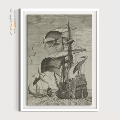تابلو نقاشی کشتی - اسپو دکور
