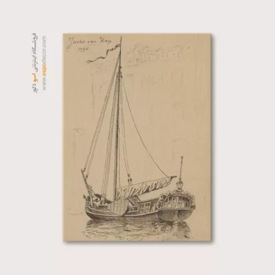 تابلو نقاشی کشتی - اسپو دکور