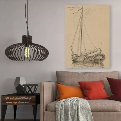 تابلو نقاشی کشتی - اسپو دکور