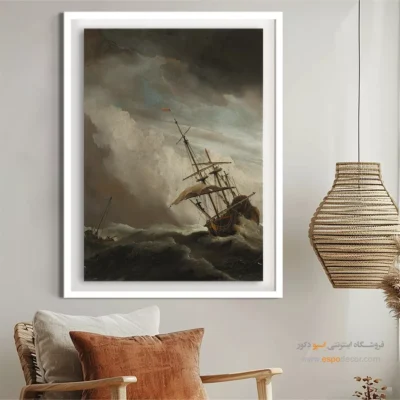 تابلو نقاشی کشتی - اسپو دکور