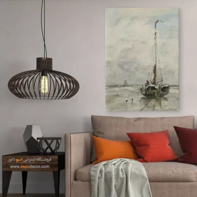 تابلو نقاشی کشتی - اسپو دکور