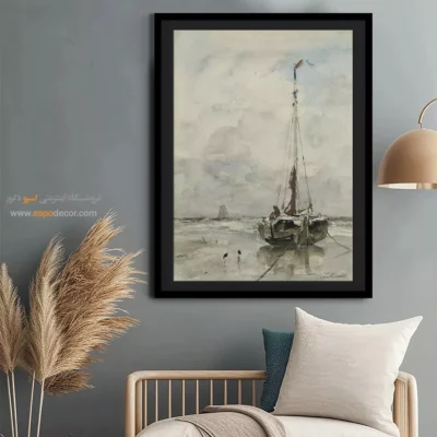تابلو نقاشی کشتی - اسپو دکور
