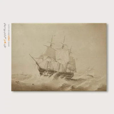 تابلو نقاشی کشتی - اسپو دکور