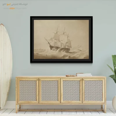 تابلو نقاشی کشتی - اسپو دکور