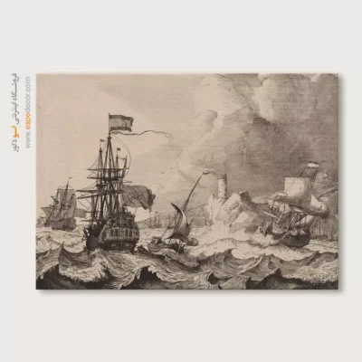 تابلو نقاشی کشتی - اسپو دکور