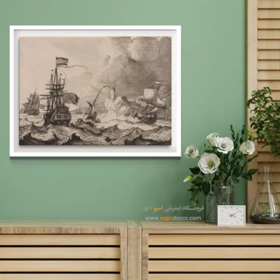 تابلو نقاشی کشتی - اسپو دکور