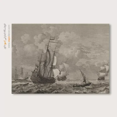 تابلو نقاشی کشتی - اسپو دکور