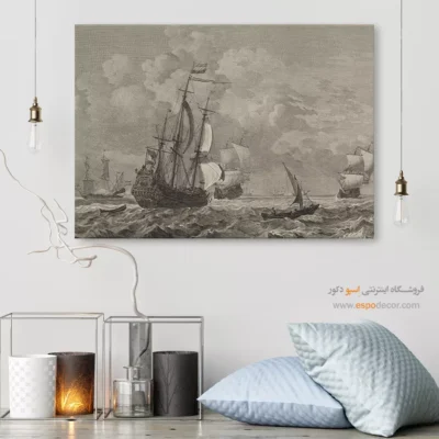 تابلو نقاشی کشتی - اسپو دکور
