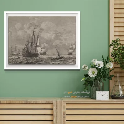 تابلو نقاشی کشتی - اسپو دکور