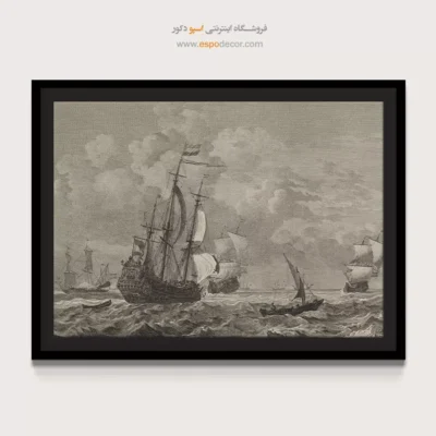 تابلو نقاشی کشتی - اسپو دکور