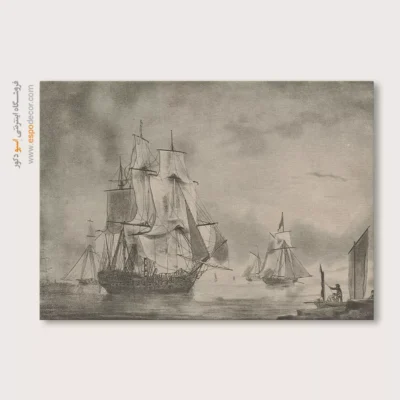 تابلو نقاشی کشتی - اسپو دکور