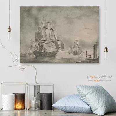 تابلو نقاشی کشتی - اسپو دکور