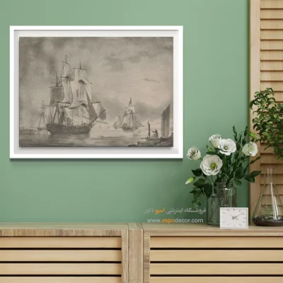 تابلو نقاشی کشتی - اسپو دکور