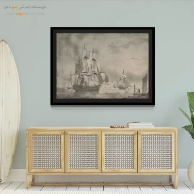 تابلو نقاشی کشتی - اسپو دکور