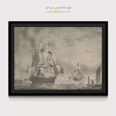 تابلو نقاشی کشتی - اسپو دکور