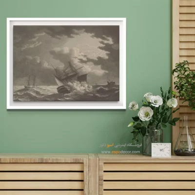 تابلو نقاشی کشتی - اسپو دکور