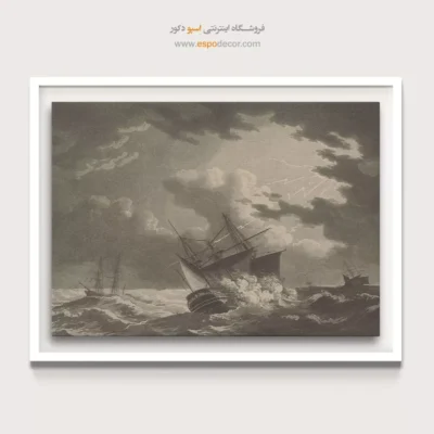 تابلو نقاشی کشتی - اسپو دکور