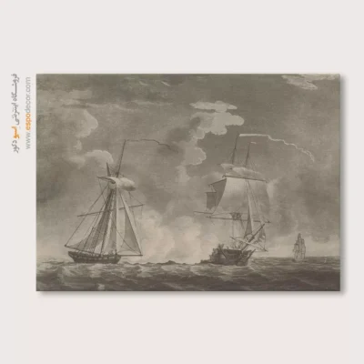 تابلو نقاشی کشتی - اسپو دکور