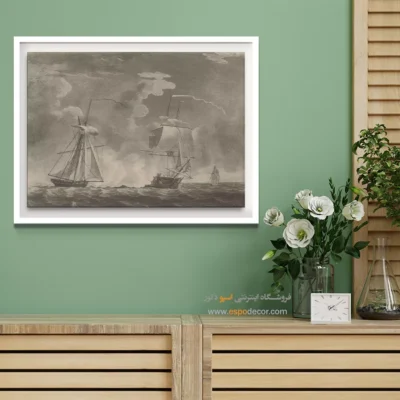 تابلو نقاشی کشتی - اسپو دکور