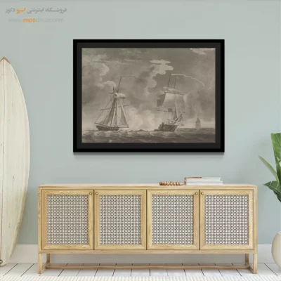 تابلو نقاشی کشتی - اسپو دکور