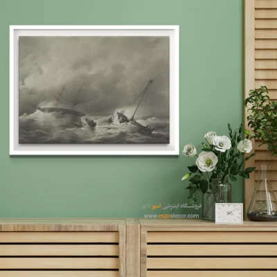 تابلو نقاشی کشتی - اسپو دکور