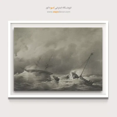 تابلو نقاشی کشتی - اسپو دکور