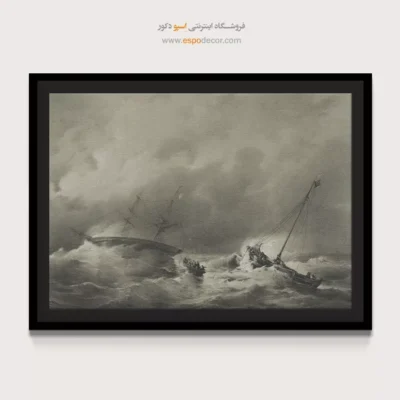 تابلو نقاشی کشتی - اسپو دکور