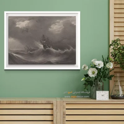 تابلو نقاشی کشتی - اسپو دکور