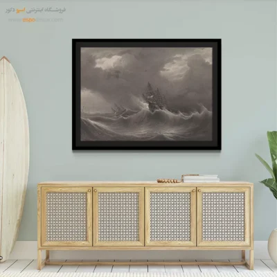 تابلو نقاشی کشتی - اسپو دکور