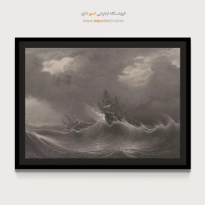 تابلو نقاشی کشتی - اسپو دکور