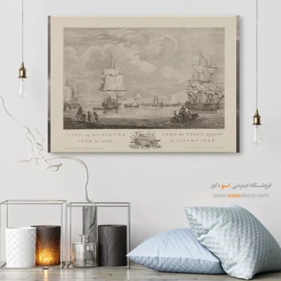 تابلو نقاشی کشتی - اسپو دکور