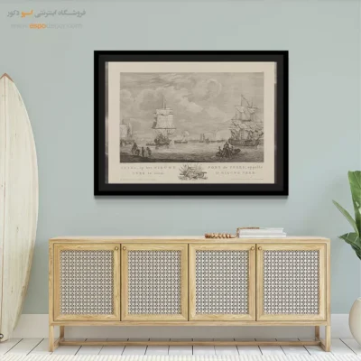 تابلو نقاشی کشتی - اسپو دکور