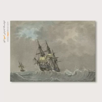 تابلو نقاشی کشتی - اسپو دکور
