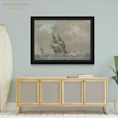 تابلو نقاشی کشتی - اسپو دکور
