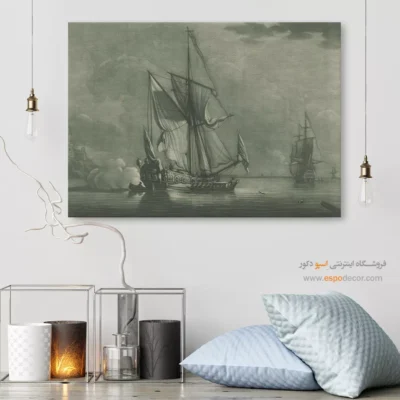 تابلو نقاشی کشتی - اسپو دکور