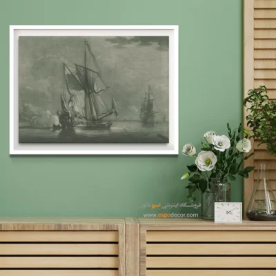 تابلو نقاشی کشتی - اسپو دکور