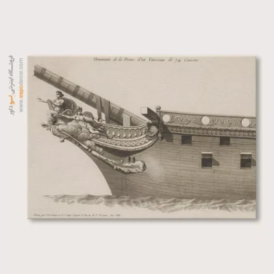 تابلو نقاشی کشتی - اسپو دکور