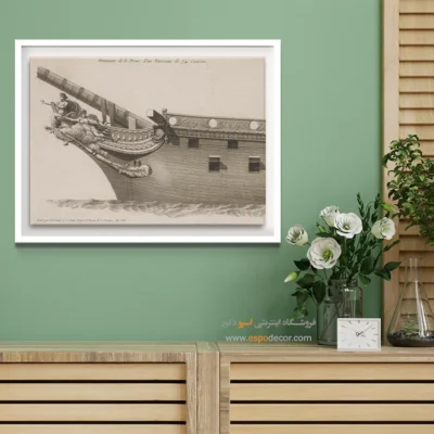 تابلو نقاشی کشتی - اسپو دکور