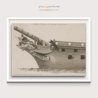 تابلو نقاشی کشتی - اسپو دکور