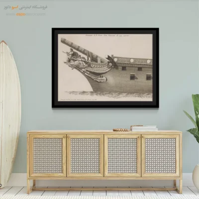 تابلو نقاشی کشتی - اسپو دکور