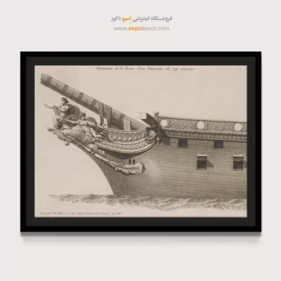 تابلو نقاشی کشتی - اسپو دکور