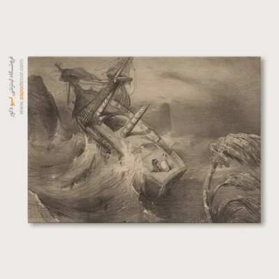 تابلو نقاشی کشتی - اسپو دکور