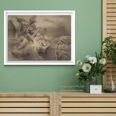 تابلو نقاشی کشتی - اسپو دکور