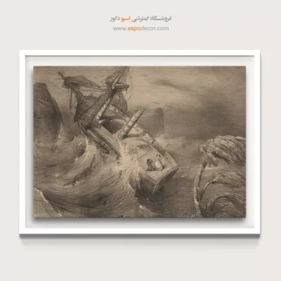 تابلو نقاشی کشتی - اسپو دکور