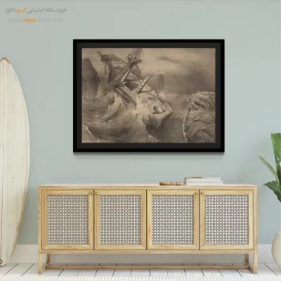 تابلو نقاشی کشتی - اسپو دکور