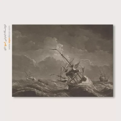 تابلو نقاشی کشتی - اسپو دکور
