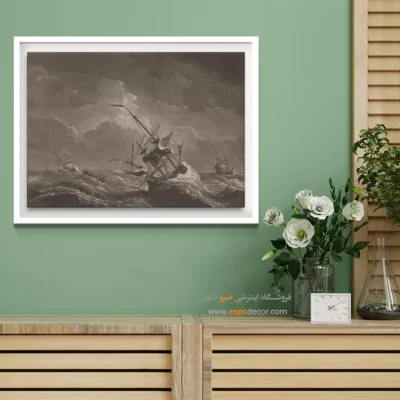 تابلو نقاشی کشتی - اسپو دکور