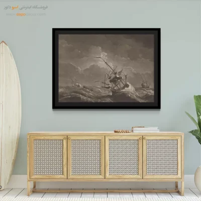 تابلو نقاشی کشتی - اسپو دکور